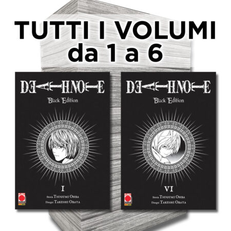 Death Note Black Edition 1/6 - Ristampa - Serie Completa - Panini Comics - Italiano