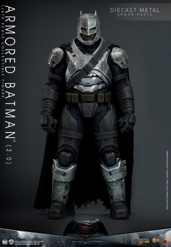 Batman v Superman: Dawn of Justice Movie Masterpiece Action Figure 1/6 Armored Batman 2.0 (Deluxe Version)