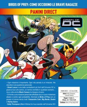 Birds of Prey - Come Uccidono le Brave Ragazze - DC Comics Collection - Panini Comics - Italiano