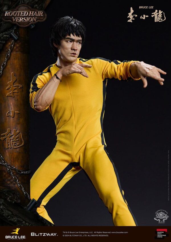 Bruce Lee Superb Scale Statue 1/4 50th Anniversary Tribute (Rooted Hair Version)