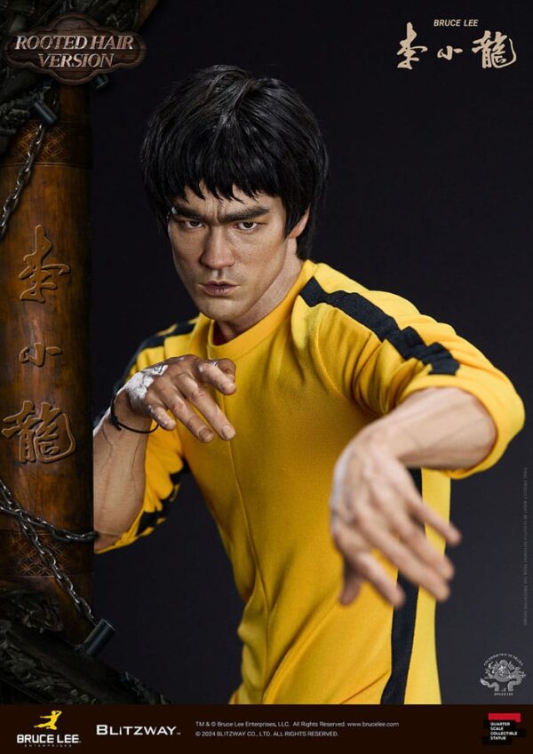 Bruce Lee Superb Scale Statue 1/4 50th Anniversary Tribute (Rooted Hair Version)
