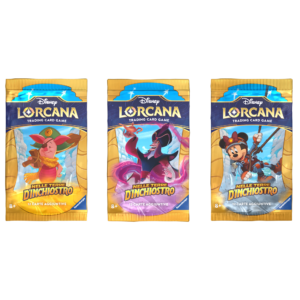 Disney Lorcana – Set 3 Bustine 12 Carte – 12 Cards 3 Pack Set – Nelle Terre d’Inchiostro – Into the Inklands – Inglese - Inglese tag1