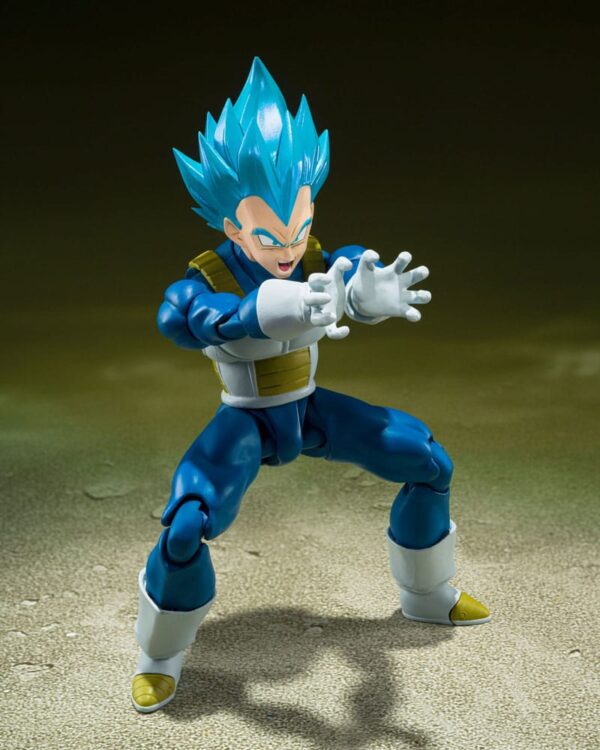 Dragon Ball Super S.H. Figuarts Action Figure Super Saiyan God Super Saiyan Vegeta - Unwavering Saiyan Pride