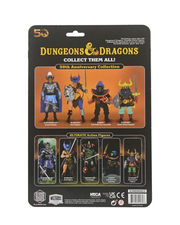 Dungeons & Dragons Action Figure 50th Anniversary Warduke on Blister Card