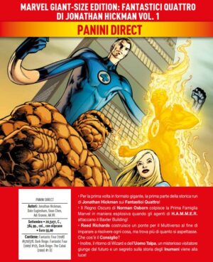Fantastici Quattro di Jonathan Hickman Vol. 1 - Marvel Giant-Size Edition - Panini Comics - Italiano