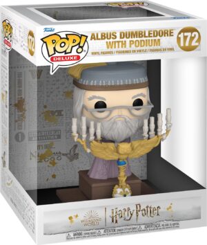 Harry Potter - Dumbledore with Podium - Funko POP! #172 - Deluxe