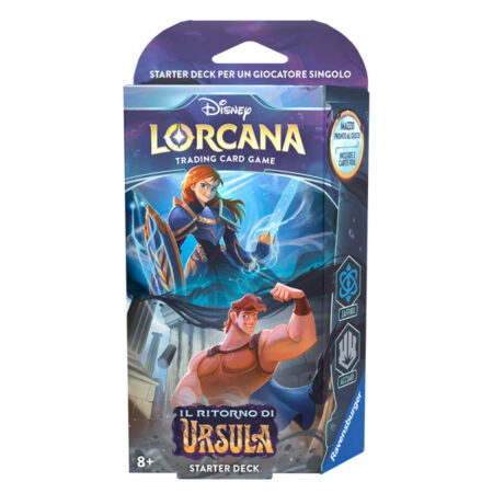 Disney Lorcana - Starter Deck Anna e Hercules - Il Ritorno di Ursula - Ursula's Return - Italiano