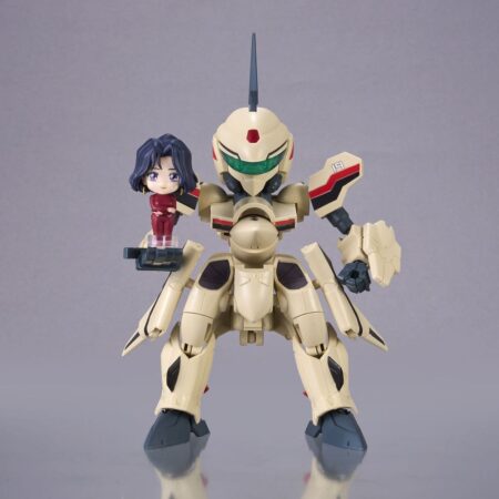 Macross Plus Tiny Session Vehicle mit Action Figure YF-19 (Isamu Alva Dyson Use) with Myung Fang Love