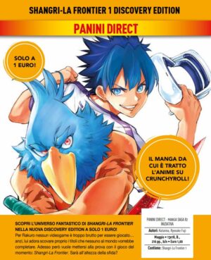 Shangri-La Frontier 1 - Discovery Edition - Manga Saga 82 Iniziativa - Panini Comics - Italiano