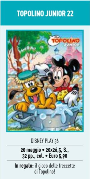 Topolino Junior 22 - Disney Play 36 - Panini Comics - Italiano