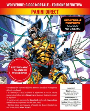Wolverine - Gioco Mortale - Edizione Definitiva - Marvel Grimorio - Panini Comics - Italiano