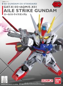 Bandai Model Kit Gunpla – Aile Strike Gundam – Sd Gundam Ex Standard 002 – GAT-X I 05 + AQM-E-X01 news