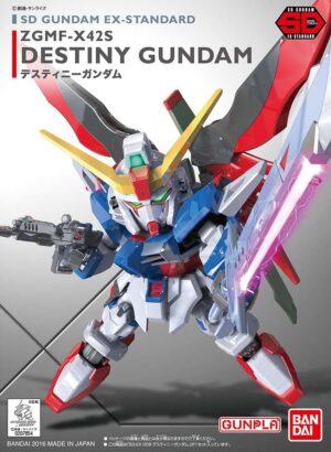 Bandai Model Kit Gunpla - Destiny Gundam - Sd Gundam Ex Standard 009 - ZGMF-X42S
