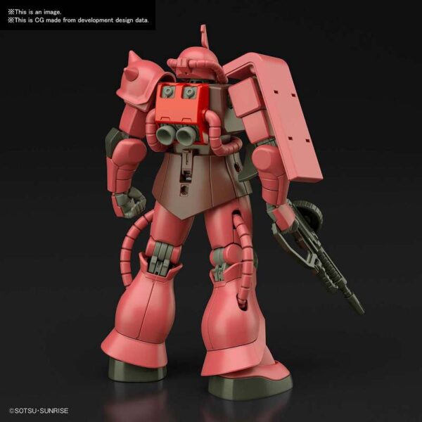 Bandai Model Kit Gunpla - Hguc MS-06S ZAKU II - High Grade Gundam 1/144
