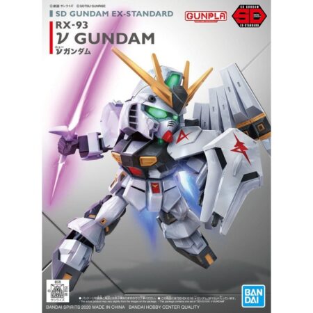 Bandai Model Kit Gunpla - Nu Gundam - Sd Gundam Ex Standard 016 - RX-93