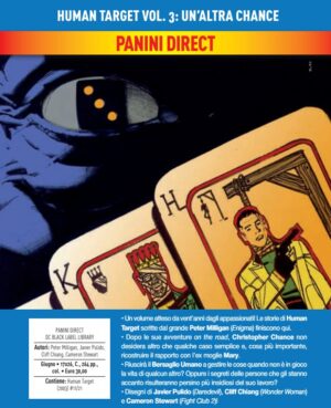 Human Target Vol. 3 - Un'Altra Chance - DC Black Label Complete Collection - Panini Comics - Italiano