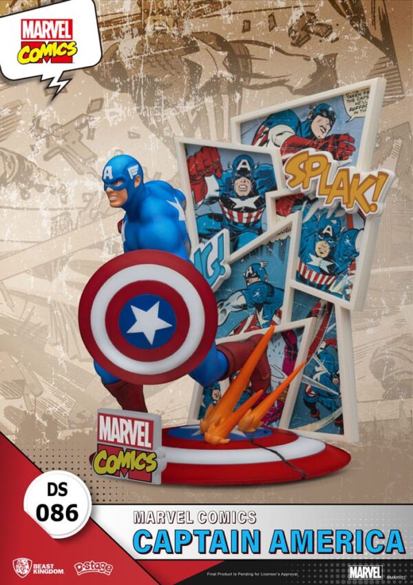 Marvel Comics D-Stage PVC Diorama Captain America