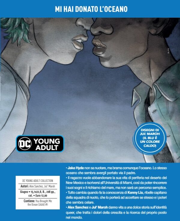 Mi Hai Donato l'Oceano - DC Young Adult Collection - Panini Comics - Italiano