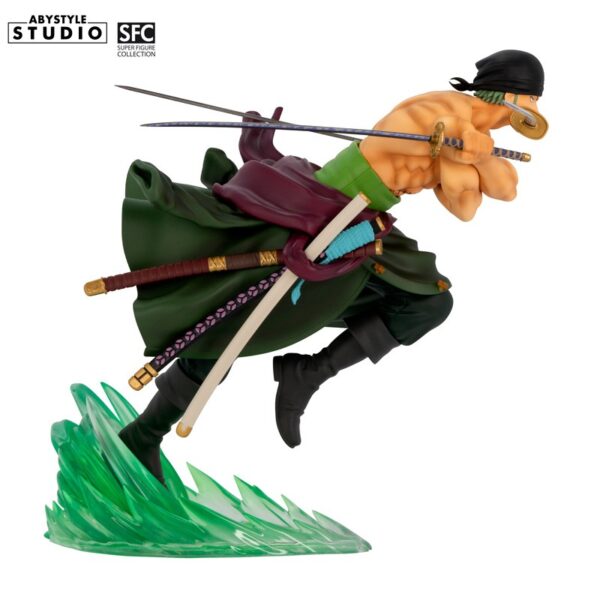 One Piece - Zoro Tecnica a Tre Spade del Re dell'Inferno - Super Figure Collection – Abystyle Studio
