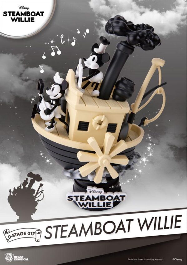 Steamboat Willie D-Stage PVC Diorama Mickey & Minnie