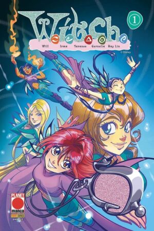 W.I.T.C.H. - Il Manga 1 - Variant - Disney Manga Book 2 - Panini Comics - Italiano