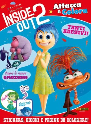 Attacca & Colora - Inside Out 2 - Disney Gioca e Crea Iniziative 32 - Panini Comics - Italiano