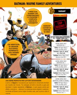 Batman - Wayne Family Adventures 1 - Variant - Panini Comics - Italiano
