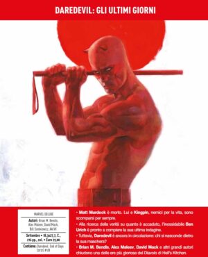 Daredevil - Gli Ultimi Giorni - Marvel Deluxe - Panini Comics - Italiano