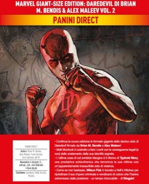 Daredevil di Brian M. Bendis & Alex Maleev Vol. 2 - Marvel Giant-Size Edition - Panini Comics - Italiano