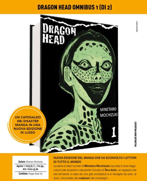 Dragon Head Omnibus 1 - Panini Comics - Italiano