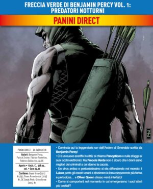 Freccia Verde di Benjamin Percy Vol. 1 - Predatori Notturni - DC Comics Evergreen - Panini Comics - Italiano