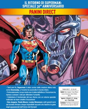 Il Ritorno di Superman - Speciale 30° Anniversario - DC Deluxe - Panini Comics - Italiano