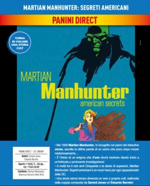 Martian Manhunter - Segreti Americani - DC Library - Panini Comics - Italiano