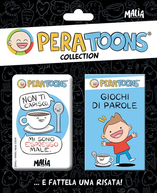 Pera Toons - Giochi di Parole - Con Magnete e 24 pagine tutte da ridere - Pon Pon Edizioni - Italiano