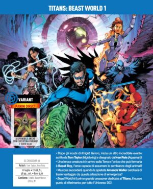 Titans - Beast World 1 - DC Crossover 36 - Panini Comics - Italiano