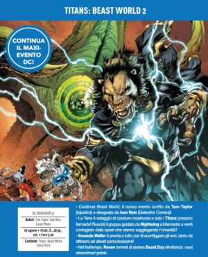 Titans - Beast World 2 - DC Crossover 37 - Panini Comics - Italiano