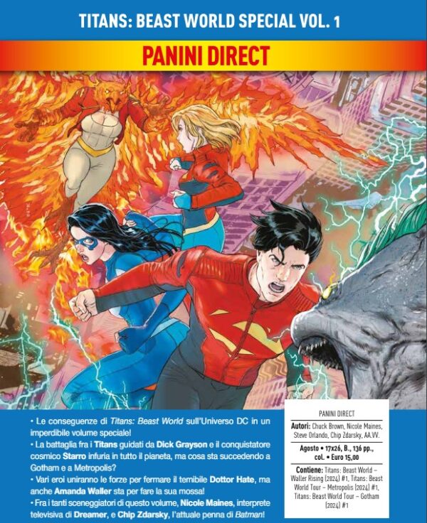 Titans - Beast World Special Vol. 1 - DC Comics Special - Panini Comics - Italiano