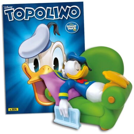 Topolino - Supertopolino 3576 + Statua Celebrativa Donald Duck 90 - Panini Comics - Italiano