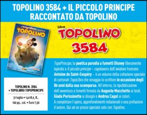 Topolino - Supertopolino 3584 + Topolibro "Il Piccolo Principe Raccontato da Topolino" - Panini Comics - Italiano