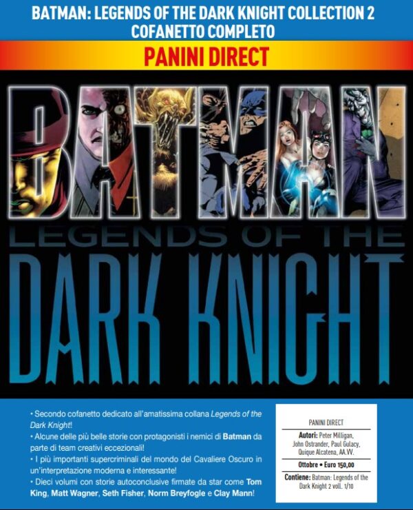 Batman - Legends of the Dark Knight Collection 2 Cofanetto Completo (Vol. 1-10) - Panini Comics - Italiano