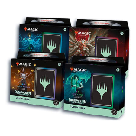 Set 4 Mazzi Commander Decks - Duskmourn: La Casa degli Orrori - House of Horror - Magic: The Gathering - Inglese