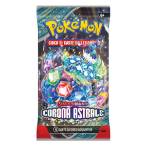 Corona Astrale – Busta 10 Carte (Artwork casuale) – Pokémon Scarlatto e Violetto – Italiano - Italiano news