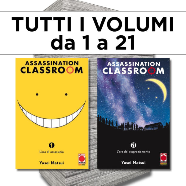 Assassination Classroom 1/21 - Ristampa - Serie Completa - Panini Comics - Italiano