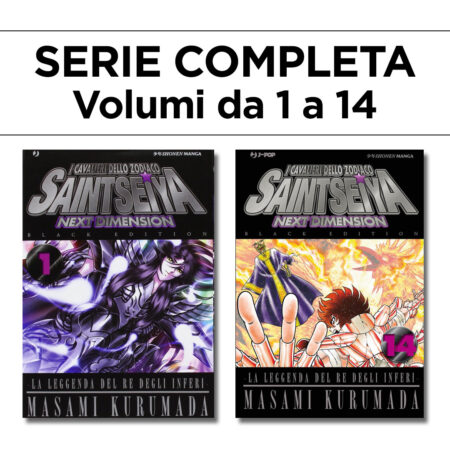 I Cavalieri dello Zodiaco - Saint Seiya - Next Dimension 1/14 - Black Edition - Serie Completa - Jpop - Italiano