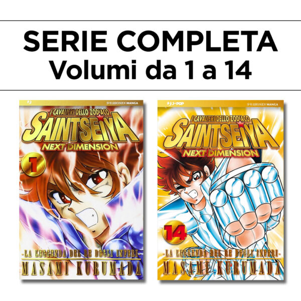 I Cavalieri dello Zodiaco - Saint Seiya - Next Dimension 1/14 - Gold Edition - Serie Completa - Jpop - Italiano