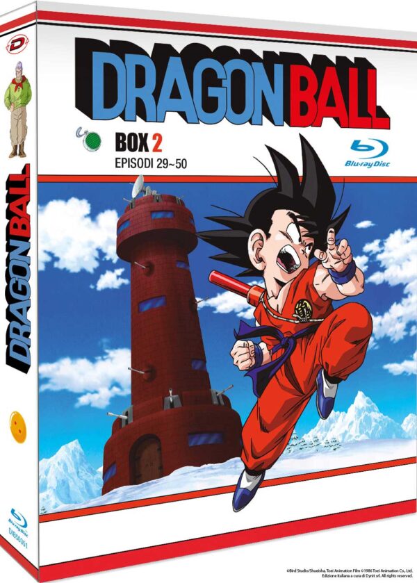 Dragon Ball - Box 2 - Episodi 29 / 50 - Anime - 3 Blu-Ray - Dynit - Italiano / Giapponese