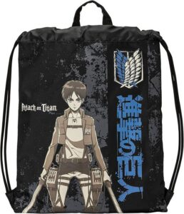 Zaino con Coulisse – L’Attacco dei Giganti – Attack on Titan – Linea Scuola Comix Anime – Franco Cosimo Panini Editore gadget