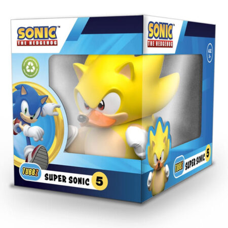 Tubbz - Sonic - The Hedgehog Super Sonic #5 - Paperella PVC Figure Boxed Edition Cosplaying Duck