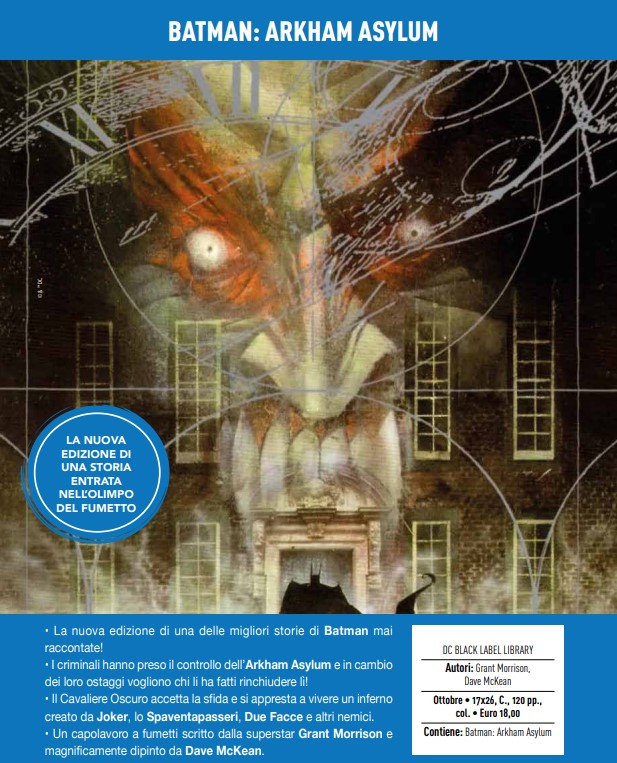 Immagine di Batman – Arkham Asylum – DC Black Label Library – Panini Comics – Italiano