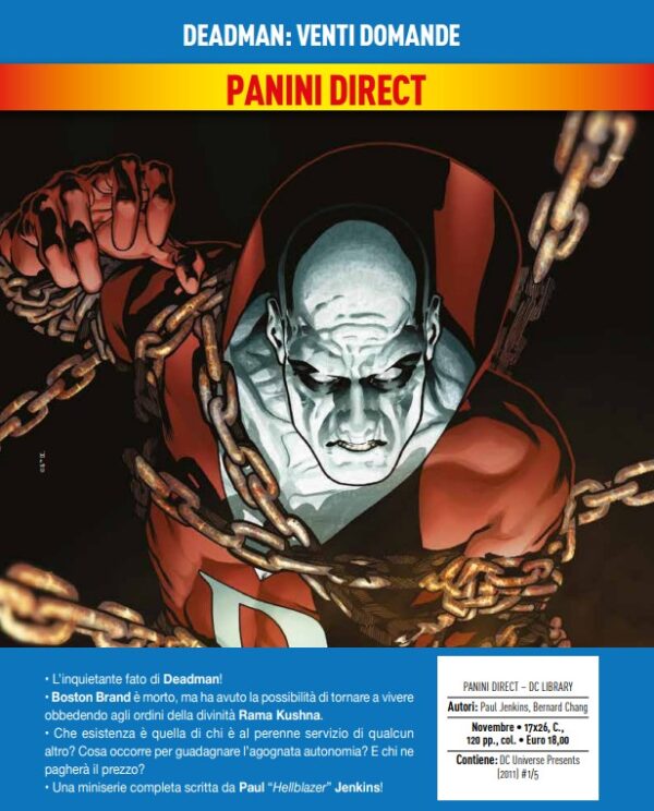 Deadman - Venti Domande - DC Library - Panini Comics - Italiano